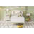 Twin Size Metal Platform Bed Frame With Light, Kids Twin Metal Bed With Upholstered And Storage Headboard, White-519578980-519578981