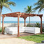 Pergola de jardin en bois, pergola d'extérieur
