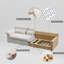 Canapé modulaire, canapé modulaire de salon avec fonction de rangement