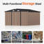 Remise à outils en métal l 10 pi x P 12 pi-128717487