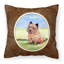  Coussin décoratif Cairn Terrier et le tamia