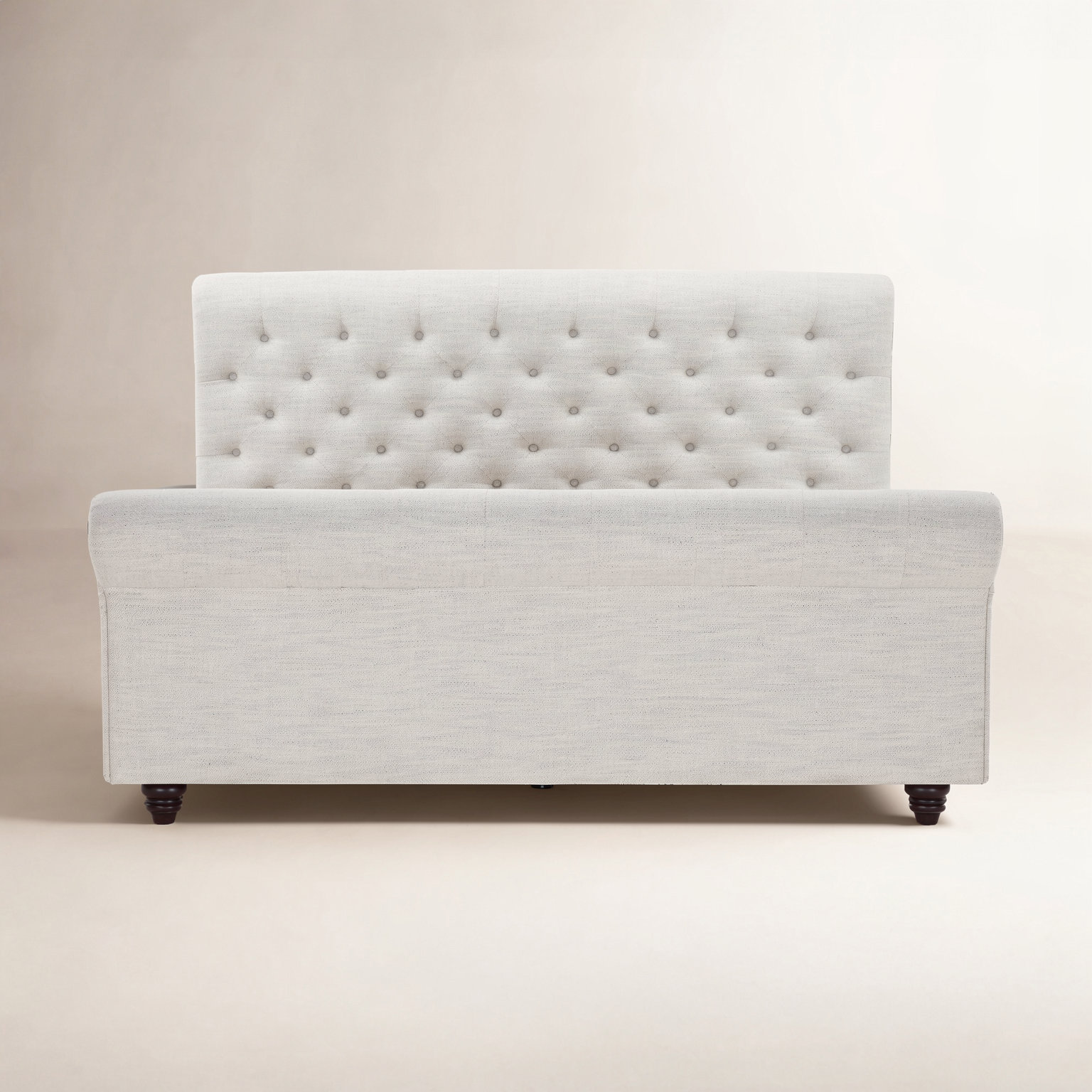Jennifer Upholstered Sleigh Bed, King, Prestige Ivory