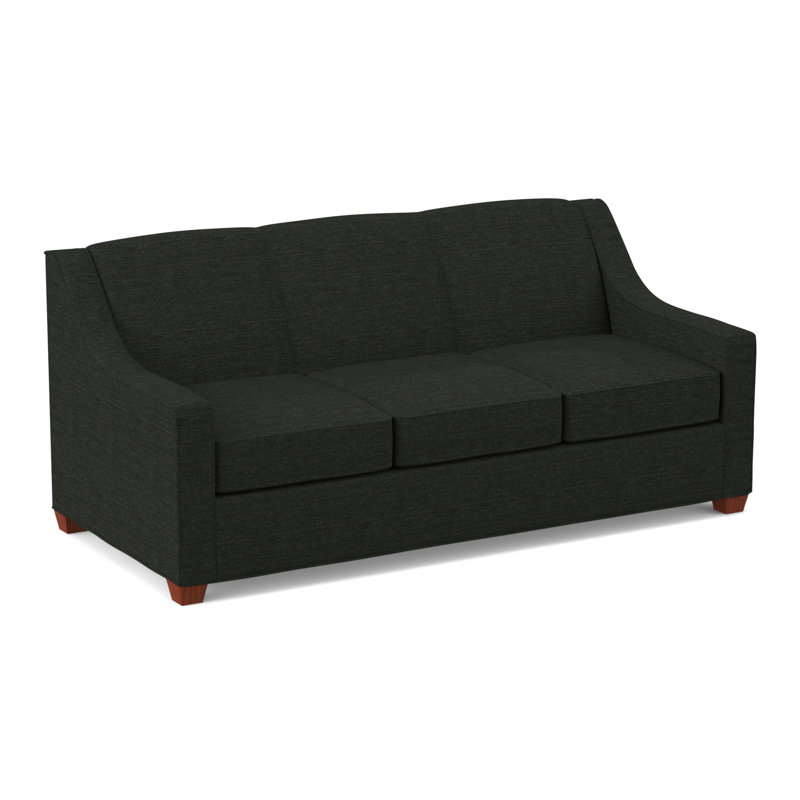 Phillips Square Arm Sofa with Reversible Cushions, BM Cherry, Antic Pepper, 34.5" H x 68" W x 36" D