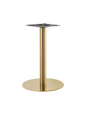 Base ronde 20 po en finition dorée et noire pour l'intérieur, 32 lb