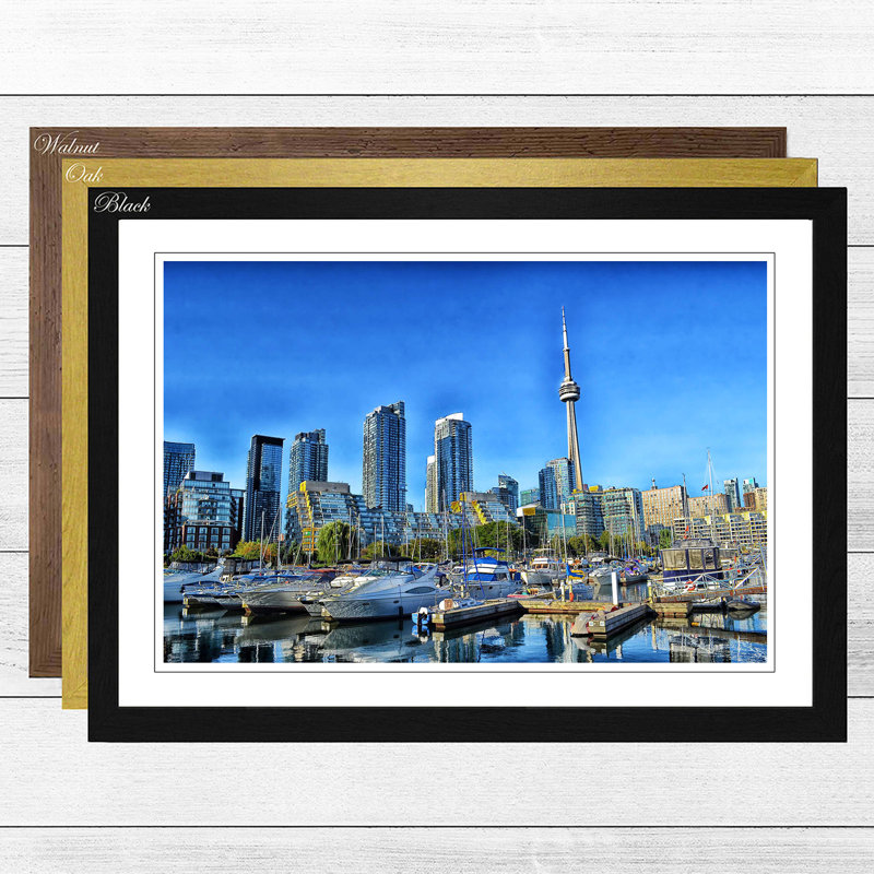 Single Picture Frame Print, Oak