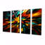 4 pièces d'art mural géométrique Explosion-452389569