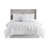 Piece King Bedding Sets, Polyester Tufted Modern White Bedroom Home
