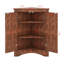 Armoire d'angle avec tablettes et portes réglables-113793379