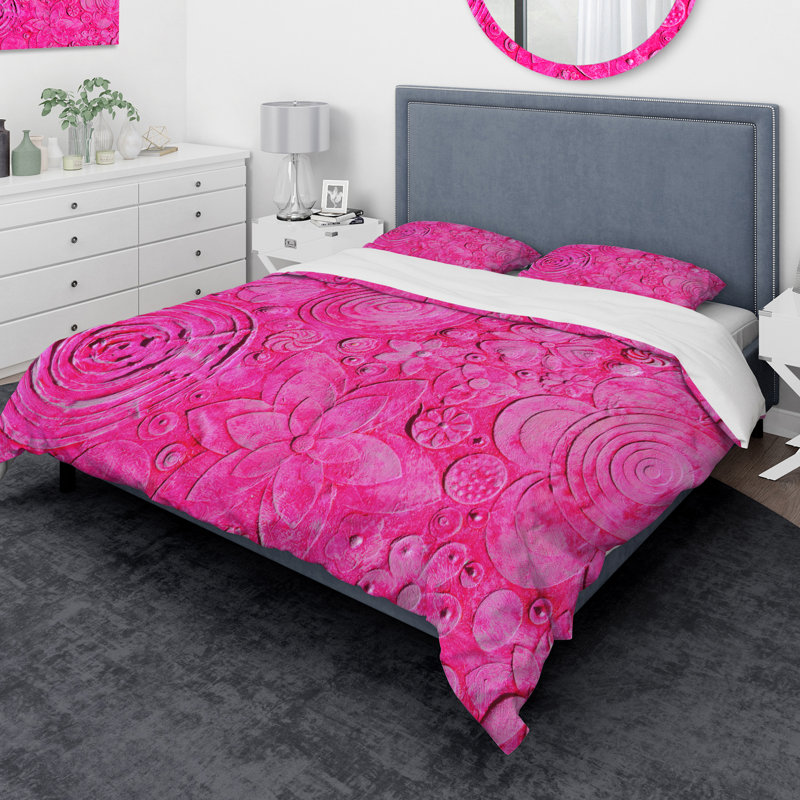Ensemble de housse de couette designart mix of summer hawaiin fleurs, Housse simple + 1 taie décorative