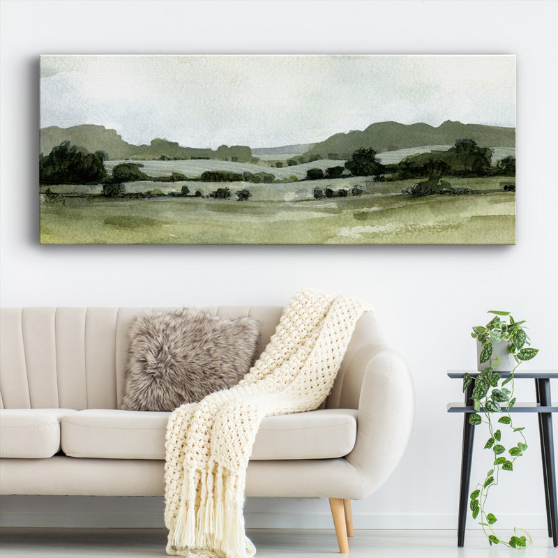 " Vert Landscape III ", 8" H x 20" W x 1.5" D