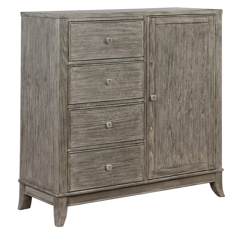 45'' W 4 - Drawer Dresser, Gray