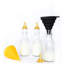 Ensemble de 2 entonnoirs pliables en silicone Deiss Pro