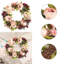 Pink peony wreath