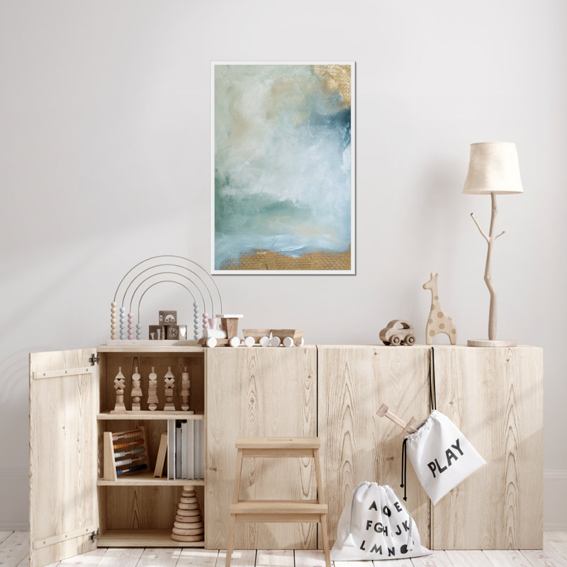 Imprint III by Julia Contacessi - Painting, 95cm H x 65cm W, White Framed Paper Print