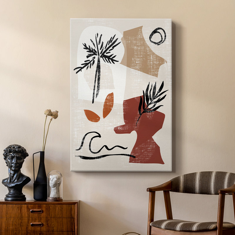 Soft Palms III - galerie sur mesure, H 27 po x l 18 po