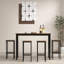 Ensemble de 4 tabourets de bar 26 "avec pieds et repose-pieds en métal-646680732