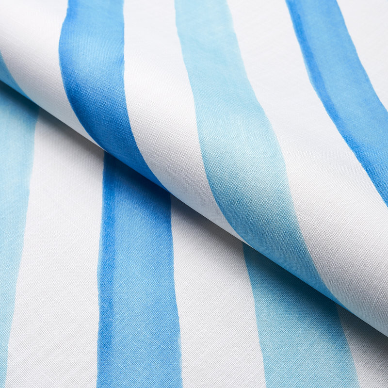 Seaside Stripe Indoor/Outdoor Fabric, Ocean