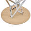 Table de salle à manger ronde 37 pouces, petite table de cuisine ronde avec pieds en métal, pouvant accueillir 2 à 4 personnes, table de salle à manger moderne-129879143