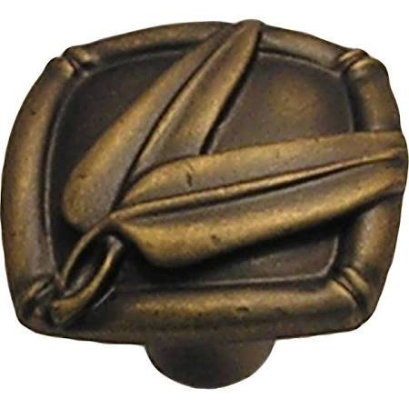 Poignée fantaisie en bambou 1 1/2 po, Bronze frotté