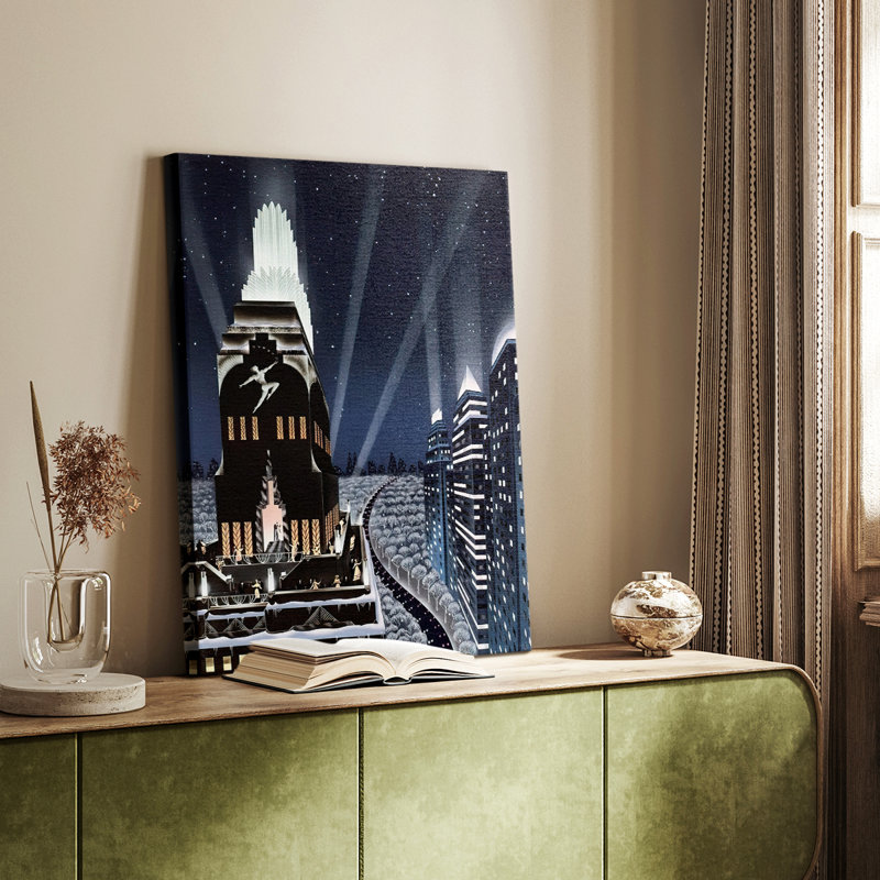 Rooftop Serenade -Custom Wrapped Gallery Cavas, 27" H x 18" W