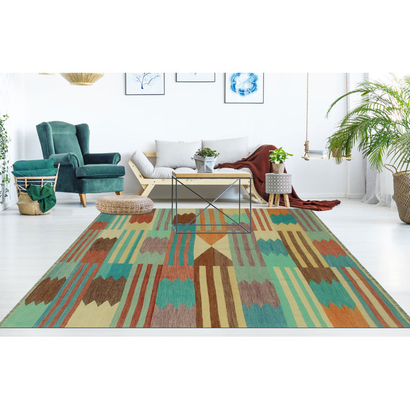 Tapis bleu Winchester Kilim Mashavu Lt.