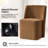 Leonas 32.75'' H Upholstered Dining Chair with Casters -1256237364