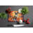 Basenji Fall Glass Cutting Board Large