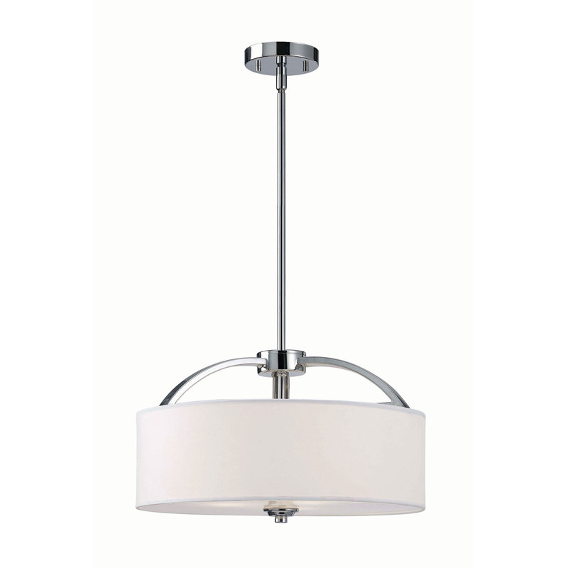 Kearse 3 - Light Dimmable Drum Chandelier
