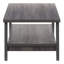 Table basse avec rangement Alcantara