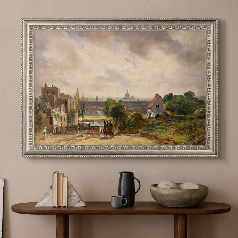 La maison de sir Richard Steele, Hampstead, v. 1832 - John Constable - Toile encadrée sur mesure, Toile avec cadre