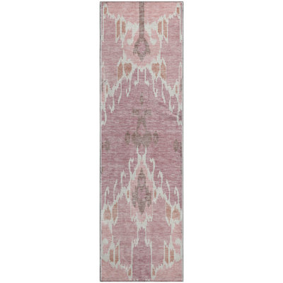 Premium Machine Washable Prisco Blush Rug