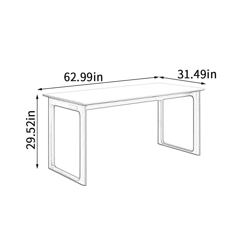 Burnie, Noir, noir, noir, noir, 29.52"H x 62.99"L x 31.49"W