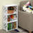 Four-Shelf Compact Bookcase With Open Shelves, Ideal Small Bookcase For Small Spaces - White