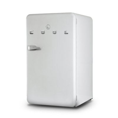 CCRA Series COMMERCIAL COOL 3.2 Cu. Ft. Refrigerator With Freezer, Vintage Style Refrigerator, With Slide-Out Glass Shelves & Tall Bottle Storage, Retro Fridge
