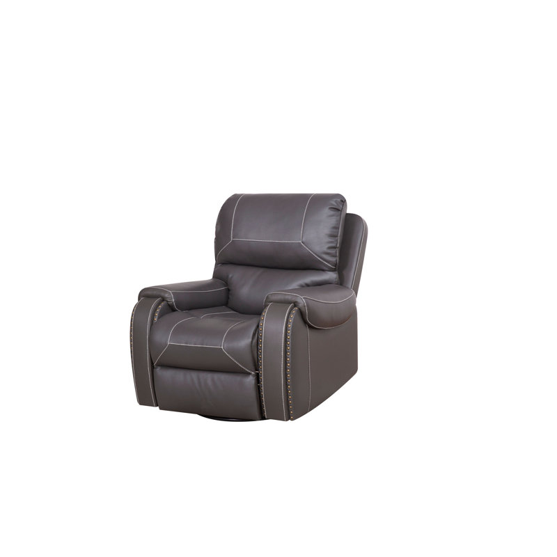 Fauteuil inclinable standard oscillant de 38,97 po Alyciah, gris