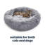 Silentnight Calming Plush Donut Pet Bed-55843482-93676162