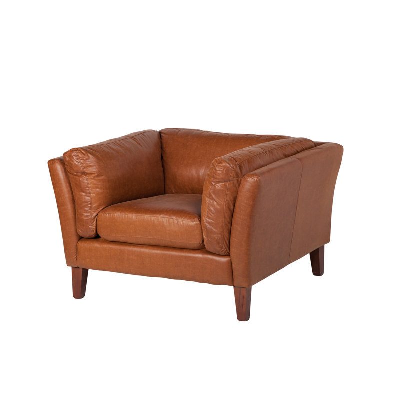 Fauteuil club en similicuir 41 "Creekmore
