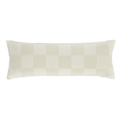 Soft Checkerboard Boucle Cushion Cover