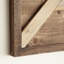 Impression sur bois avec cadre flottant