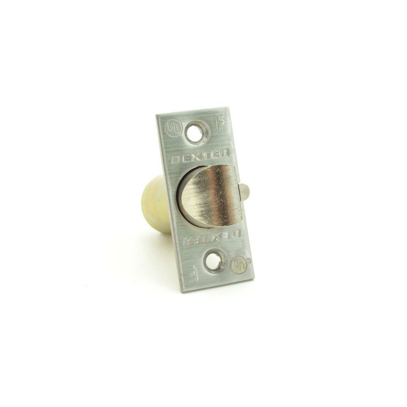 Deadlatch for Entry, 2.75" H x 1.1" W x 2.25" D, Satin Stainless Steel