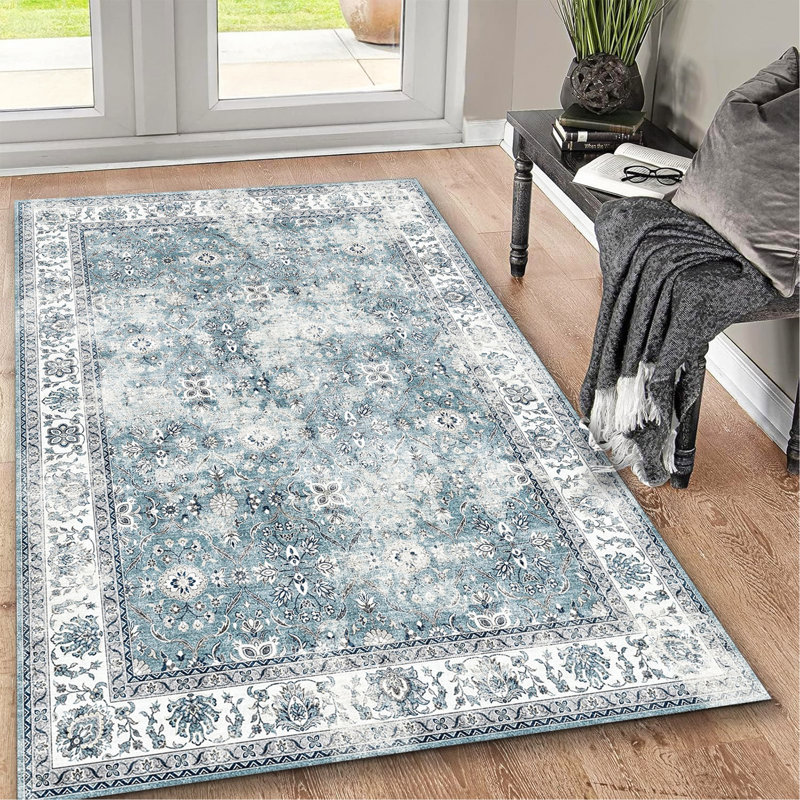 Tapis lavable antidérapant 5 pi x 7 pi