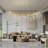 72" Dimmable Tree Branches Crystal Linear Chandelier