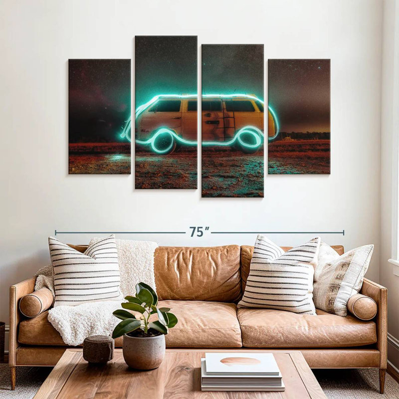 Meon Neon Retro Van