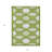 3' X 5' Lime Green And Ivory Trellis Washable Indoor Outdoor Area Rug