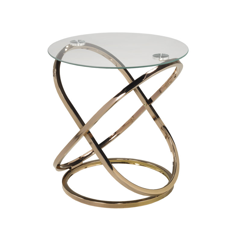 Table d'appoint Cairo, Or rose