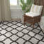 Tapis d'intérieur / extérieur à motif géométrique 100 pièces Ferrill-24293011