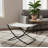 Genuine Cowhide Hair-on-Hide X-Base Accent Stool-16425909