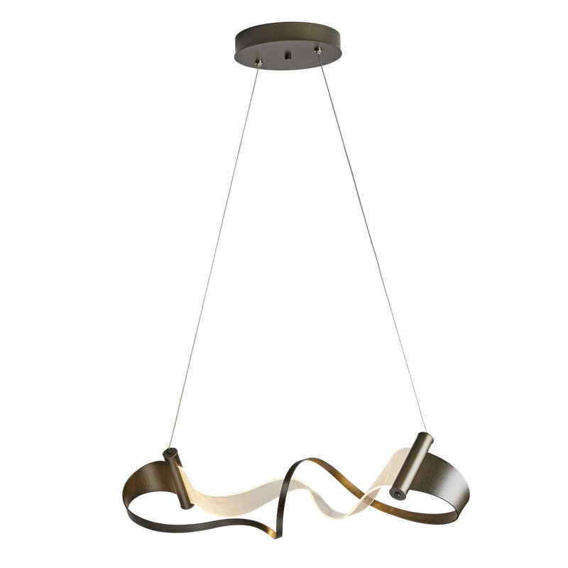 Zephyr 1 - Light Statement Geometric LED Pendant, Dark Smoke