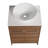 mohzate 16.7 " Ceramic Circular Bathroom Sink