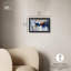 «Eclipse of Gold and Blue Shadowbox», art mural bleu par Art Remedy-115136714-115136716